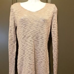 Women long sweater by cloud chaser size XS light lilac color